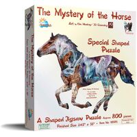 SunsOut Mystery on the Horse Shaped Jigsaw Puzzle 800 Pieces (SUN95973)