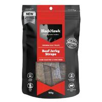 Black Hawk Beef Jerky Straps Natural Dog Treats 100g