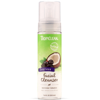 Tropiclean Tearless Waterless Dog Facial Cleanser 220ml