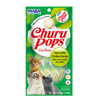 Inaba Churu Pops Cats Tasty Treat Tuna w/ Chicken 6 x 60g