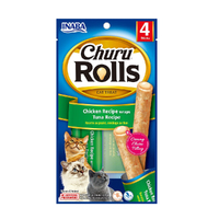 Inaba Churu Rolls Cat Treat Tuna Recipe 6 x 40g