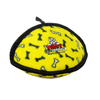 Tuffy Ultimate Odd Ball Interactive Play Pet Dog Toy Yellow Bones