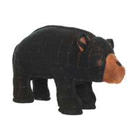 Tuffy Zoo Animal Series Jr Bear Interactive Play Dog Squeaker Toy