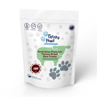 Freezy Paws Freeze Dried Lamb Liver Dog & Cat Raw Treats 100g