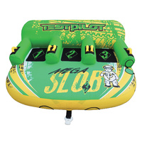 Test Pilot Mega Slob 3 Person Inflatable Towable Water Ski Tube 92" TPMEGSLOB3