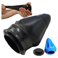Pocket Shot Slingshot with 2x Water-Resistant Pouches Black (TPS-PSW2B)