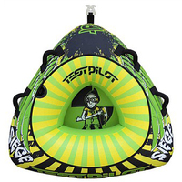 Test Pilot Siege 1 Person Inflatable Towable Water Ski Tube 56" TPSIEGE
