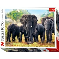 AFRICAN ELEPHANTS 1000pc (TRE10442)