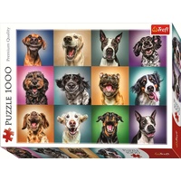 CRAZY DOG PORTRAITS 1000pc (TRE10462)