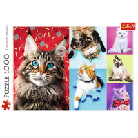 Happy Cats Jigsaw Puzzles 1000 Pieces (TRE10591)