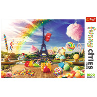 Funny Cities Sweet Paris Jigsaw Puzzles 1000 Pieces (TRE10597)