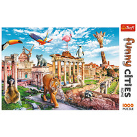 Funny Cities Wild Rome Jigsaw Puzzles 1000 Pieces (TRE10600)