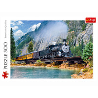 Mountain Train Jigsaw Puzzles 500 Pieces (TRE37379)