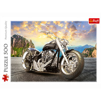 Black Motorcycle Jigsaw Puzzles 500 Pieces (TRE37384)