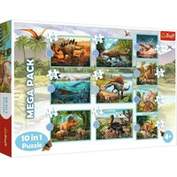 Trefl Park 10-in-1 Meet All the Dinosaurs Jigsaw Puzzles Mega Pack