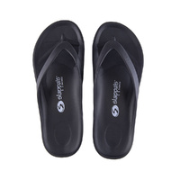 Slappas Arch Support Durable Comfy Thongs Black Size 41 (TS-BK41)