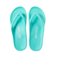 Slappas Arch Support Durable Comfy Thongs Aqua Seafoam Size 41 (TS-SF41)