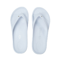 Slappas Arch Support Durable Comfy Thongs White Crystal Size 39 (TS-WC39)
