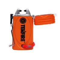 UST Tekfire Pro Fuel-Free Lighter Orange 6 Pack Retail Box (U-02197-6PK)