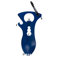 UST Spork Stainless Steel Multi Tool Blue (U-02198)