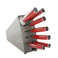 Bubba German Stainless Steel G10 Handle Kitchen Knife Set 7pc (U-1135891)