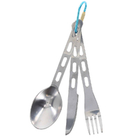 UST Klipp Cutlery Set w/ Carabiner Perfect for Camping & Backpacking (U-1146787)