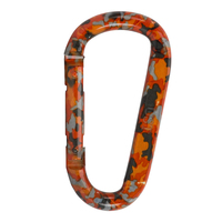 UST Snappy Spring-Loaded Carabiner Clip Orange Camo (U-12085)
