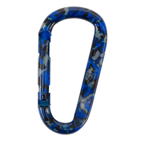 UST Snappy Spring-Loaded Carabiner Clip Blue Camo (U-12086)