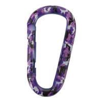 UST Snappy Spring-Loaded Carabiner Clip Purple Camo (U-12087)