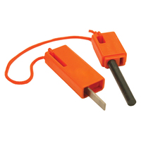 UST SparkForce Flint-Based Fire Starter Orange (U-310-259)