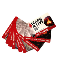 UST Learn & Live Cards Fire Building Informative Cards (U-80-1035)