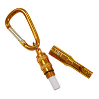 UST ICE Decibel Whistle w/ Carabiner Clip Orange (U-SGN0005-08)