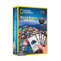 National Geographic: Rock & Mineral Interactive Family Card Game 6-Players
