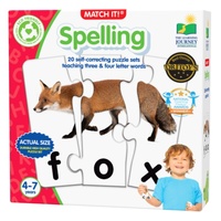 The Learning Journey Match It!: Spelling Puzzle Set for Ages 4-7