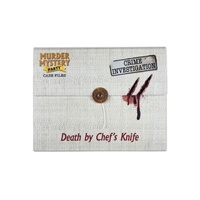 Murder Mystery Party: Case File Death by Chef's Knife 1+ Players Ages 12+