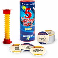PlayMonster 5 Second Rule Sports Mini Card Game 2+ Players Ages 8+ (UNI524108)