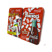 Coca-Cola Double 6 Dominoes Classic Game in Tin Assorted (UNICC006A)