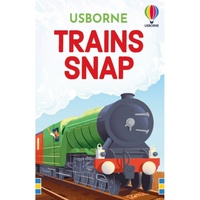 Usborne Trains Snap by Abigail Wheatley Snap Cards
