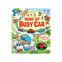 Usborne Wind-Up Busy Car by Fiona Watt Childrens Book (USB044338)