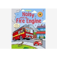 Noisy Wind-Up Fire Engine Book (USB091128)