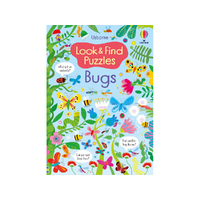 Usborne Look & Find Puzzles Bugs Childrens Book Paperback (USB310475)