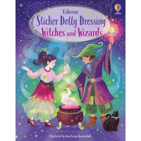Usborne Sticker Dolly Dressing Witches & Wizards Sticker Book