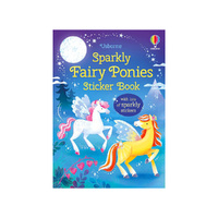 Usborne Sparkly Fairy Ponies Childrens Sticker Book (USB409572)