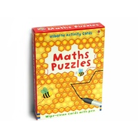MATHS PUZZLES WIPE-CLEAN (USB524243)