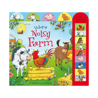 Usborne Noisy Farm Big Board Book with Sound Panel (USB524540)