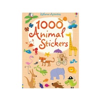 1000 ANIMALS STICKERS (USB536444)