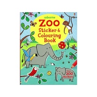 ZOO STICKER & COLOURING BOOK (USB584339)