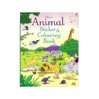 ANIMAL STICKER & COLORING BOOK (USB585862)