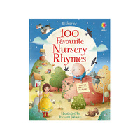 Usborne 100 Favourite Nursery Rhymes Childrens Book (USB701042)