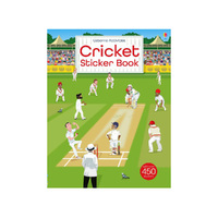 Usborne Cricket Sticker Book with over 450 Stickers (USB921770)